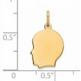 thumbnail image 3 of Sterling Silver GP Engraveable Boy Polished Disc Charm QM348G/27, 3 of 4