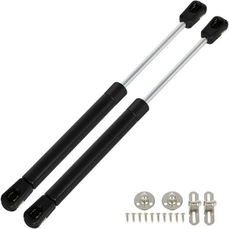 ECCPP 10Inch/45Lbs/200N Lift Support Struts Gas Springs Fit For Rear Window Truck Cap Camper Shell Canopy Bed Cover Storage Box Cabinet Tool Box Large Outdoor Box Lid Trap Door Replaces Set Of 2