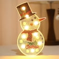 thumbnail image 1 of Muñeco de Nieve Pintura de Diamantes XianweiShao Luces de Noche LED Dormitorio, 1 of 1
