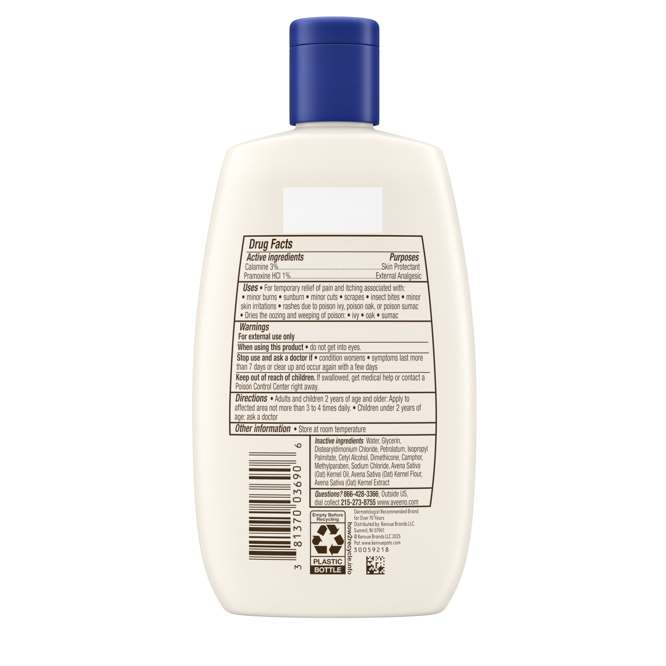 Aveeno Anti-Itch Concentrated Lotion, Calamine & Triple Oat, 4 fl. oz