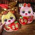 thumbnail image 1 of 2025 New Year'S Goods Year of the Snake Spring Festival Three Dimensional Blessing Door Stickers Refrigerator Stickers 2025 New Year,Year of the Snake,Spring Festival,Three Dimensional Clearance, 1 of 6