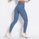 thumbnail image 2 of Gibobby Pantalones de Casuales Pantalones de cintura alta de cadera alta Pantalones de yoga de yoga ajustados elásticos tridimensionales para mujer(Azul， L), 2 of 5