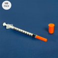 thumbnail image 3 of Jeringa EassyRing U-100 de 1 ml con agujas de 30 G y 1,27 cm, 100 unidades, 3 of 6