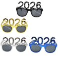 thumbnail image 1 of 4pcs New Year Party Eyeglasses: 2026 Bright Photo Props - Lightweight New Year Photo Props For Birthday Celebrations & Holiday Parties, 1 of 3