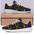 thumbnail image 3 of Rainbow Pride Shoes Mens Womens Running Sneakers Mesh Breathable Jogging Walking Shoes White Size 11, 3 of 7