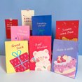 thumbnail image 1 of 12 Uds bolsa de regalo bonita de piel de vaca bolsillo de sellado plano bolsa peque?a bolsa de embalaje de regalo de aperitivos dulces bolsa de papel de viento INS ZefeiWu 8390606798145, 1 of 1