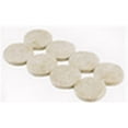 thumbnail image 2 of Shepherd  Felt  Self Adhesive Pad  Beige  Round  24 pk, 2 of 2