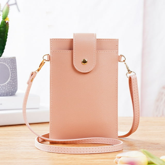 Touchscreen Phone Purse Crossbody For Women,Cellphone Crossbody With Shoulder Strap, Crossbody Phone Wallet Case With Clear Window Up To 6.7in Phone