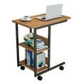thumbnail image 4 of Yeacher Table d'Appoint Simple Multifonctionnelle Mobile pour Café, Table de Bout à 3 Niveaux de Rangement, Table Mobile pour Thé, Thé, Collation, Table d'Appoint pour Portable, Plateau pour Sofa, Lit, Canapé, Table en C, Bureau, Roulettes avec Freins, 4 of 8