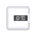 thumbnail image 1 of Reloj de alarma digital autoadhesivo monitor nocturno de monitor nocturno relojes de proyección de termómetro decoración del hogar para sala de estar de dormitorio Inevent EL022659-00, 1 of 7
