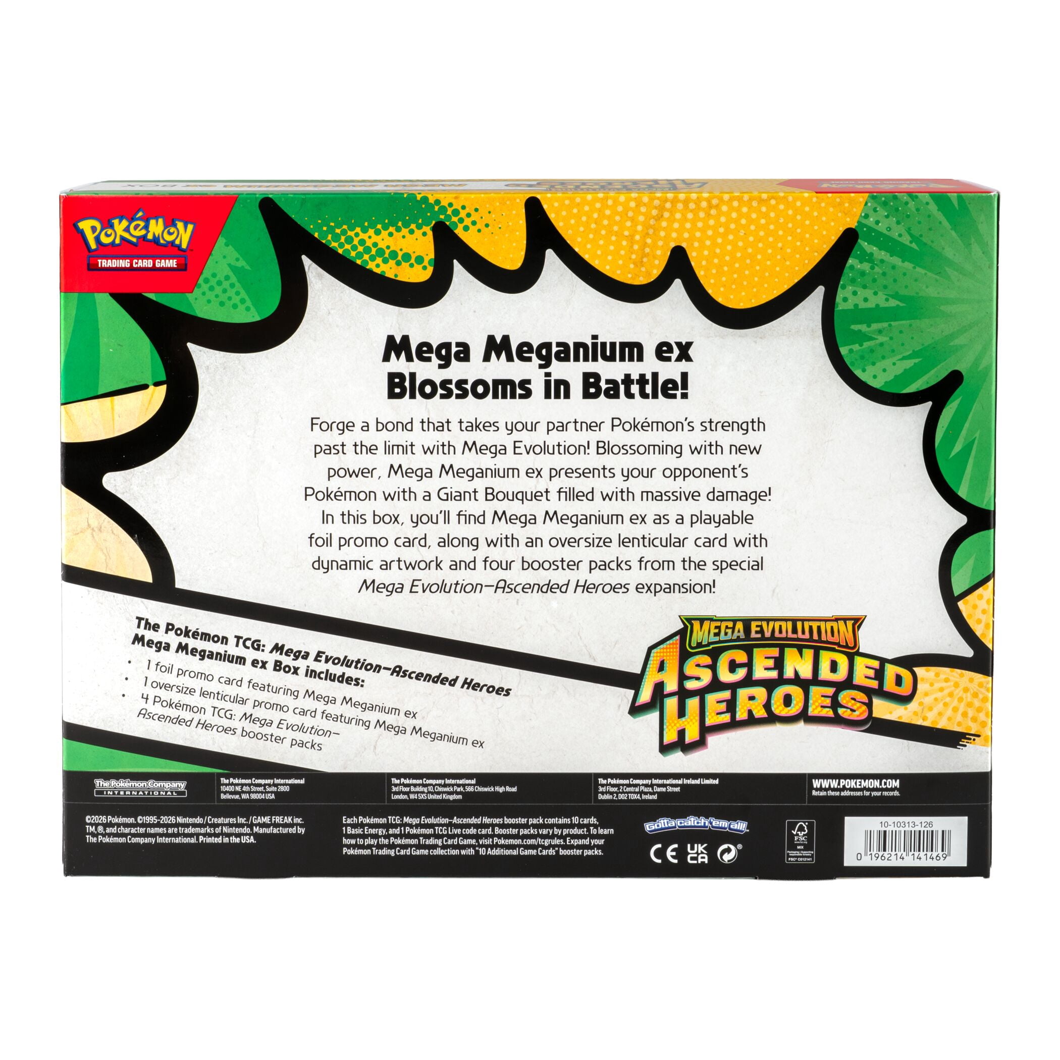 Pokémon TCG: Mega Evolution—Ascended Heroes Mega ex Box - Receive 1 at Random!