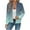 #0153-Mint Green, variant on Pounoo Waffle Knit Bomber Jackets for Women Zip Up Long Sleeve Outerwear with Pockets Fall Casual Lightweight Jackets