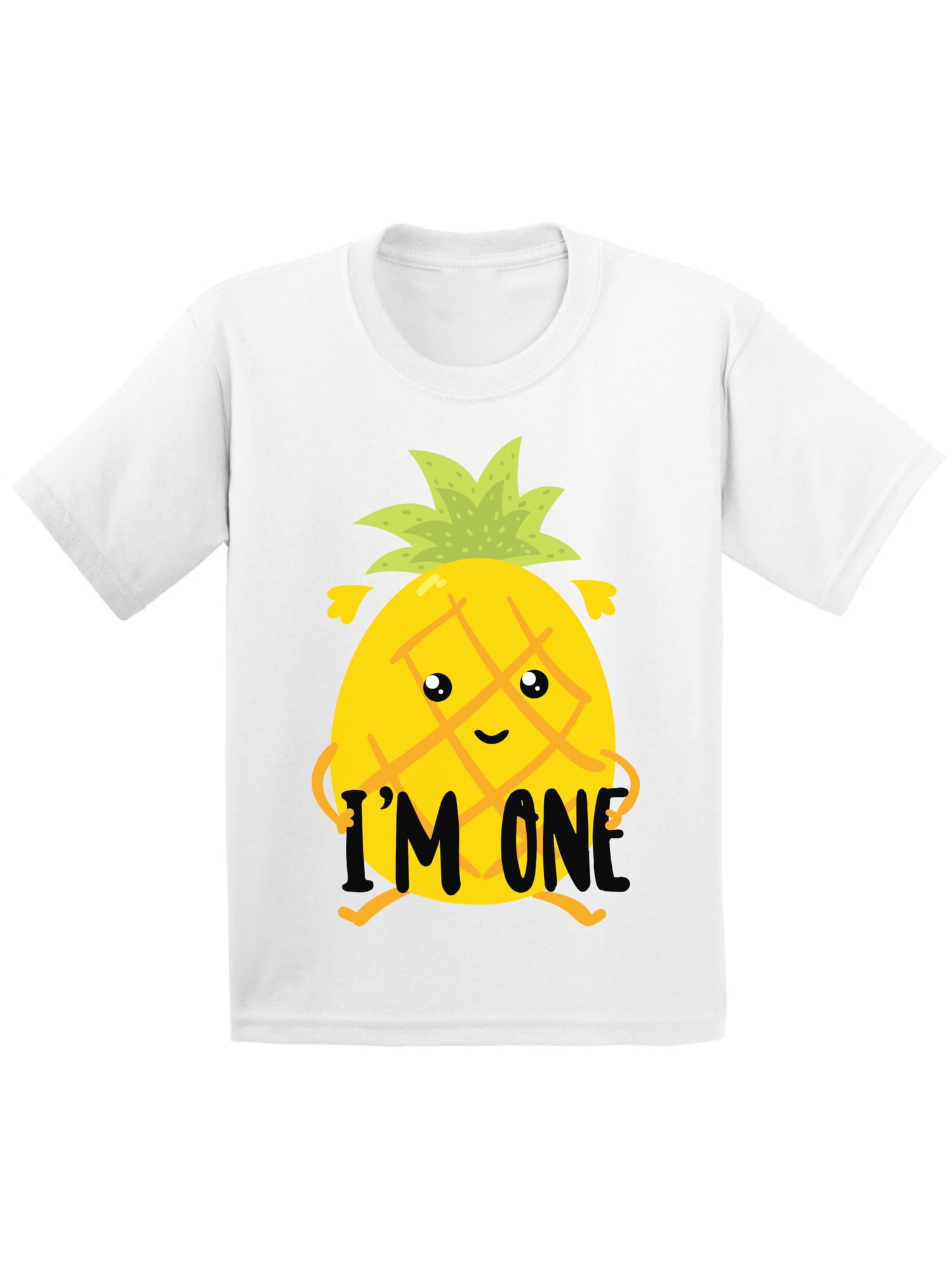 Birthday Infant Shirt Pineapple One Infant T Shirt 1 Year Old Baby Boy Clothes 6M Baby Shirts