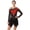 Red, variant on Figure Ice Skating Dress Women Off Shoulder Long Sleeve Dance Competition Gymnastics Leotard Dress Dark Green XXL