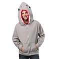 thumbnail image 2 of Chandail à Capuchon Requin Costume Adulte Moyen, 2 of 4