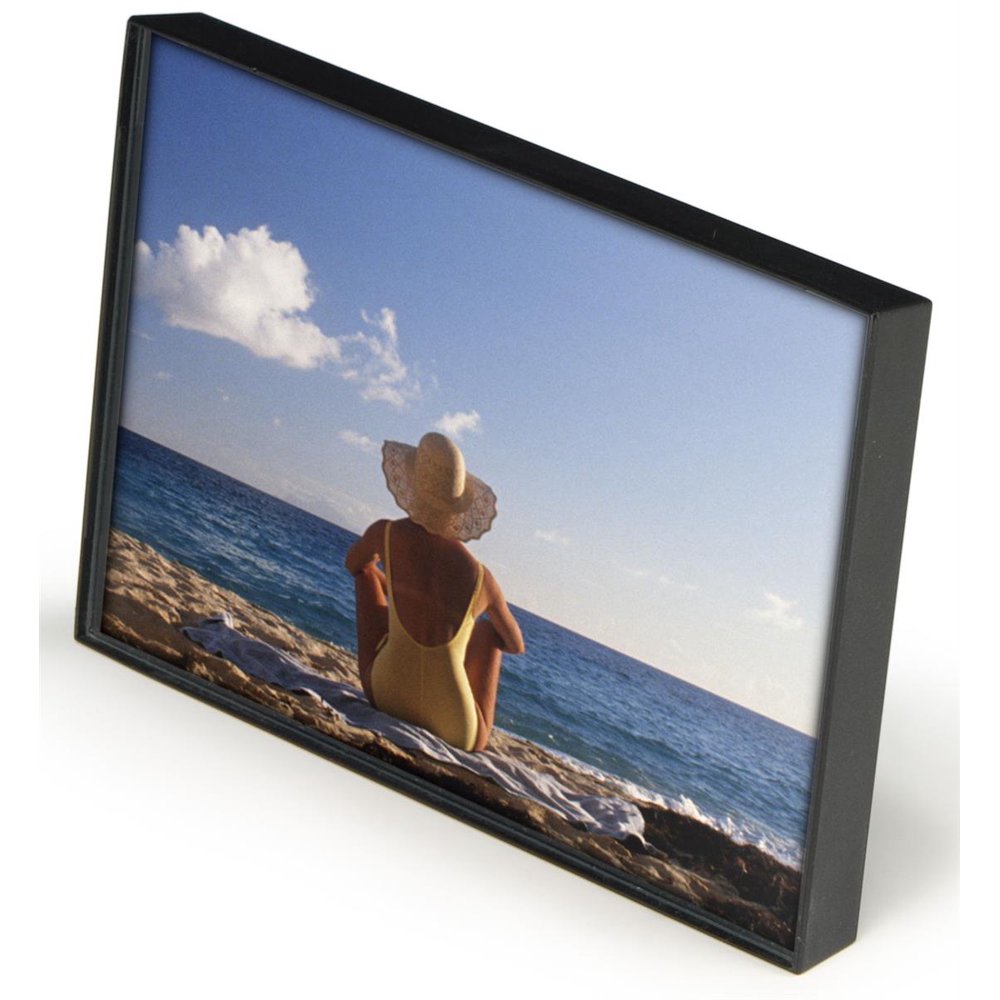 Set of 12, Clear Box Frames for 4 x 6 Photos, Snapin Rear Easel, Wall