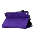 thumbnail image 5 of for Amazon Kindle Fire 7 2015/2017/2019, Premium Luxury PU Leather Cover/Smart Folio with Dual Stand & Auto Sleep/Wake Case Cover with Pen Slot & Card Slots for Fire 7 2015/2017/2019, Purple, 5 of 10