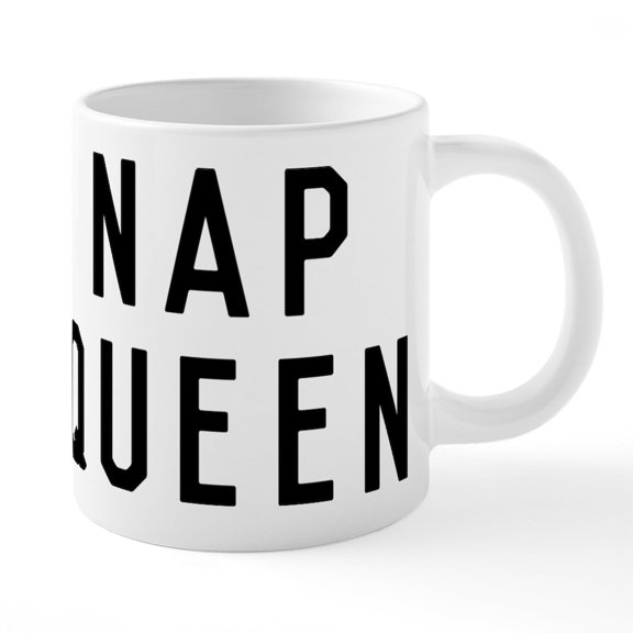 CafePress - Nap Queen - 20 Oz White Ceramic Mega Mug