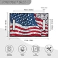 thumbnail image 5 of Xoenoiee Retro American Flag Pattern Golf Cart Seat Towel Protector Anti-Hot Portable Decorative Golf Cart Cover Universal for Most 2-Person Seats Club Car Accessories, 5 of 5