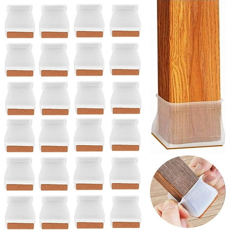 Square Chair Leg Floor Protector 24 Pack Silicone Legs Caps Protectors For Hardwood Floors Furniture Protection Cover With Anti Slip Felt Pads Fit 1 48 77 Inch 37 45mm Canada Square Chair Leg Floor Protector 24, Best Way To Protect Hardwood Floors From Chair Legs