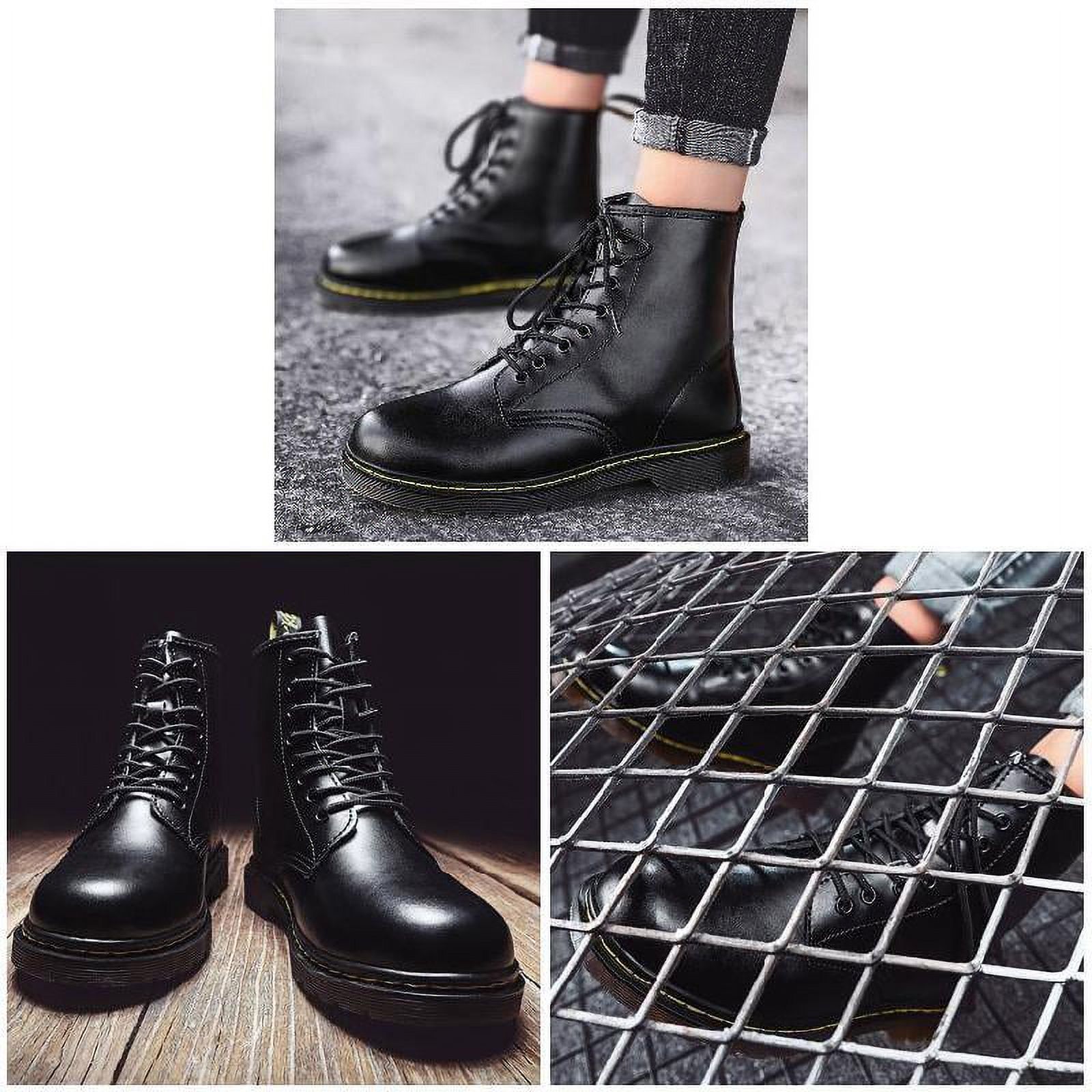 mens black lace up boots