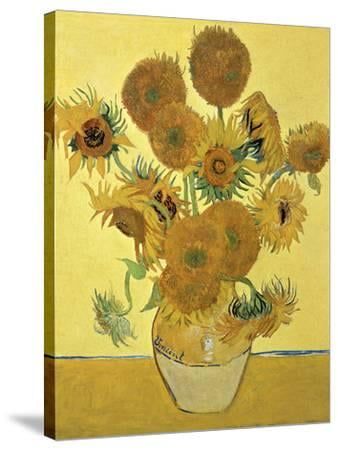 Vase Of Fifteen Sunflowers, C.1888, Botanical Seasons Gallery-Wrapped Canvas Print Wall Art By Vincent Van Gogh - Walmart.com