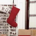 thumbnail image 2 of VHC Brand Festive Red Burlap 11 x 15 Stocking 32258, 2 of 2