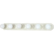 Nuvo Lighting 60/314 6 Light 36" Wide Vanity Strip - White