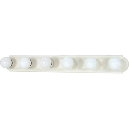 Nuvo Lighting 60/314 6 Light 36" Wide Vanity Strip - White