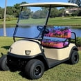 thumbnail image 4 of Pzuqiu Tropical Palm Tree Sunset 2 Piece Golf Cart Seat Cover Set - Breathable Washable Universal Fit Golf Cart Accessories, 4 of 10