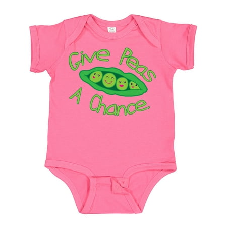 

Inktastic Give Peas a Chance. Gift Baby Boy or Baby Girl Bodysuit
