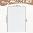 thumbnail image 2 of 1 Set 100 Sheets White Printer Paper 8.3x11.4 Inch Copy Paper for Printer Book Binding Paper Off White Printer Paper 32 lb/120 GSM for Printing Copy Crafts Letters Invitations, 2 of 6