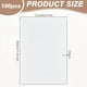 thumbnail image 2 of 100 hojas de papel blanco para impresora, 8,3 x 11,4 pulgadas, papel de copia para impresora, papel de encuadernación de libros, papel de impresora blanco roto, 32 lb/120 g/m², 2 of 6