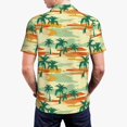 thumbnail image 2 of Polo Shirts for Men, Palm tree_AM Cuteness Casual Mens Polo Shirts Short Sleeve Button Down Classic Mens Golf Polo Shirts, 2 of 7
