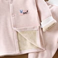 thumbnail image 4 of Gubotare Toddler Outfits for Boys Winter Baby Boys Fall Clothes Toddler Boys Pants Set Outfit Soft Sweatshirts Set Fall Winter Clothing Sets for Boys 3 6 9 12 24 Months 3T (Pink,18-24 Months), 4 of 4