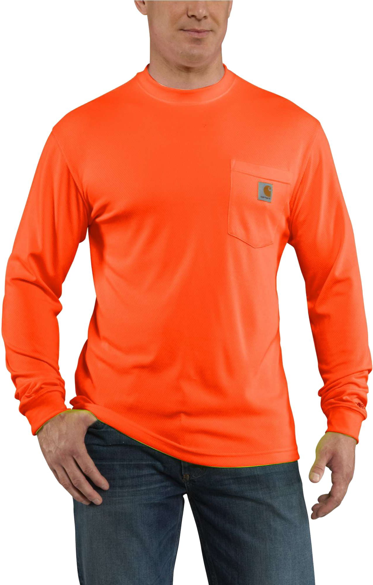 Carhartt - Carhartt Men's Force Color Enhanced Long Sleeve T-Shirt ...