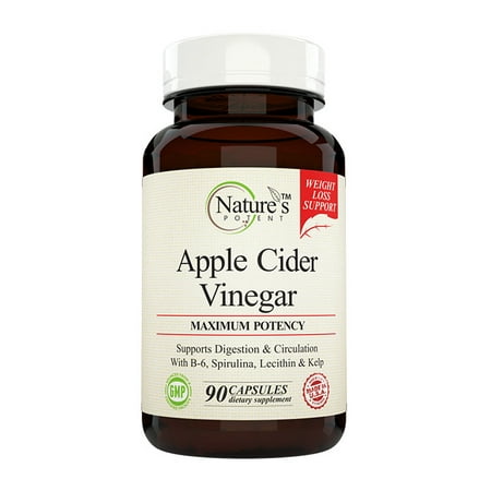 Nature's Potent ™ - Le vinaigre de cidre, les suppléments alimentaires pilules, 90 (capsules)