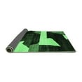 thumbnail image 2 of Ahgly Company Indoor Rectangle Oriental Emerald Green Modern Area Rugs, 7' x 10', 2 of 4