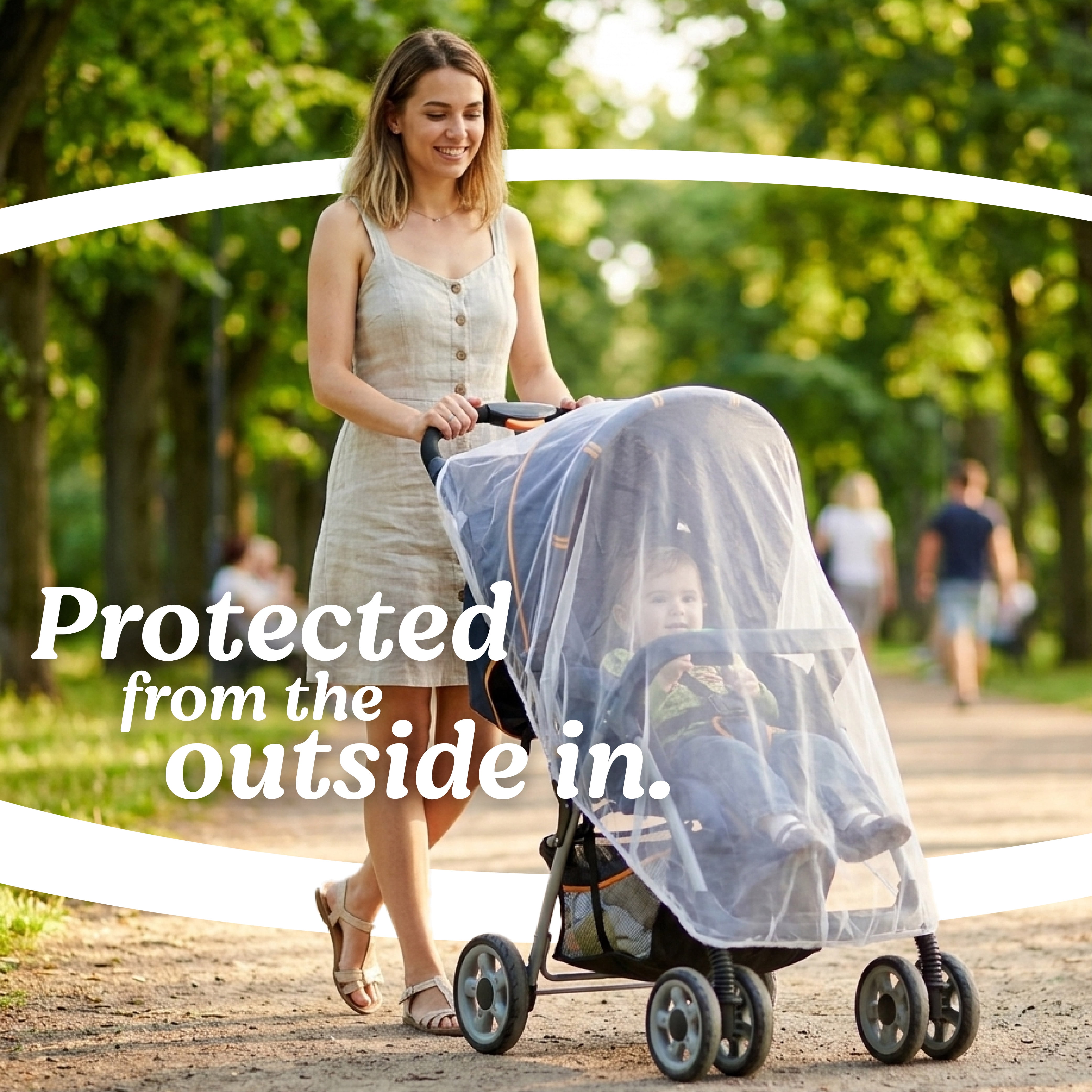 Graco New Mosquito Net for Stroller, Versatile Bug Net Cover for Babies