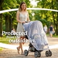 thumbnail image 2 of Graco New Mosquito Net for Stroller, Versatile Bug Net Cover for Babies, 2 of 4