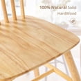 thumbnail image 6 of Dycanpo Wood Dining Chairs Set of 8 with Spindle Back for Kitchen and Dining Room, Natural Color, 6 of 6