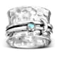 thumbnail image 3 of Women's Zirconia Swivel Ring with Moon Design Vintage Style for Gift Giving, 3 of 4