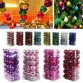 thumbnail image 4 of 36pcs Christmas Tree Balls Christmas Ornaments Christmas Tree Decoration Balls Christmas Tree Hanging Ornaments, 4 of 5