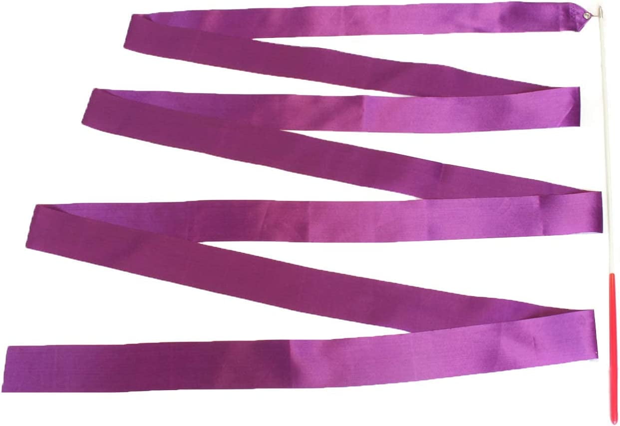 Trimming Shop Rhythmic Gymnastics Ribbon with Twirling Dance Baton Rod for Kids Artistic Dancing