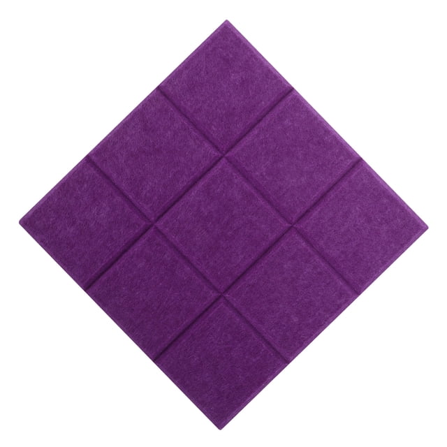 MOKKHNB Felt Walls Tiles Purple Synthetic Material 1Pack for Modern Decor