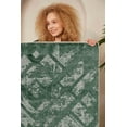 thumbnail image 3 of LaModaHome Area Rug Non-Slip - Green Geometric Soft Machine Washable Bedroom Rugs Indoor Outdoor Bathroom Mat Kids Child Stain Resistant Living Room Kitchen Carpet 5.3 x 7.6 ft (223), 3 of 5