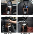 thumbnail image 5 of 2 in 1 Large Cup Holder, 80 oz Auto Water Bottle Holder Bag, Bottles & Big Drinks. Hanging Multi-Function Mini Car Seat Side Organizer, Phones, Stuff Holder with Mesh Pocket for Cars, SUV & Truck, 5 of 7