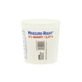 thumbnail image 5 of (2 pack) United Solutions 2.5 Quart Round Measure Right Plastic Mixing Container, Clear, 1 Each, 5 of 5