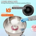 thumbnail image 3 of VEVOR Cotton Candy Machine Maker 21 Inch Stainless Steel Bowl, Electric Candy Floss Maker Machine w/Sugar Scoop and Large Storage Drawer for Commercial Home Party Carnival, Pink, 3 of 10