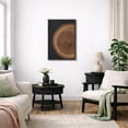 thumbnail image 3 of Framed Canvas Print Tree Ring Wall Art Rustic Nature Decorative for Living Room Bedroom - 24"x36" BLACK, 3 of 8